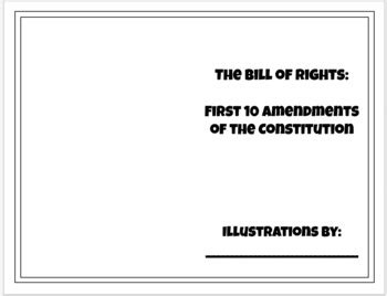 Bill of Rights Illustrations Booklet by The Jeffries' Journey | TPT