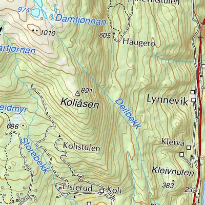 Municipality of Notodden map by The Norwegian Mapping Authority ...