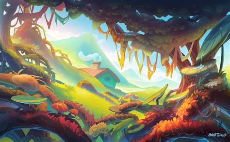 ArtStation - Exploring a new style treatment!, Sahil Trivedi | Environmental art, Environment ...