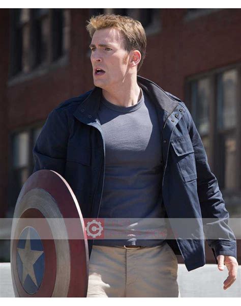 Buy Captain America Chris Evans Jacket | Steve Rogers Jacket