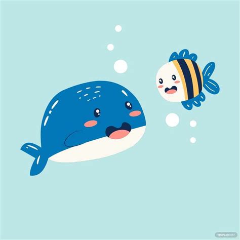 Cute Fish Vector in Illustrator, SVG, JPG, EPS, PNG - Download ...