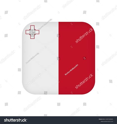 Malta Flag Official Colors Vector Illustration Stock Vector (Royalty ...