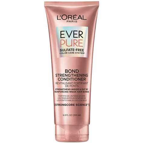 L'Oreal Paris EverPure Sulfate Free Bond Strengthening Conditioner, 6.8 fl. oz. - Walmart.com ...