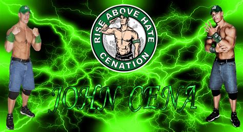 John Cena in Green - WWE Fan Art (31024015) - Fanpop