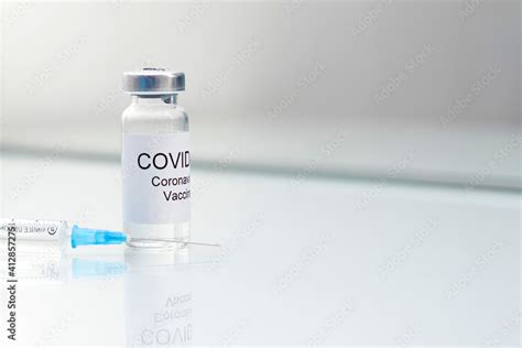 Medical syringe with needle for protection flu virus and coronavirus ...