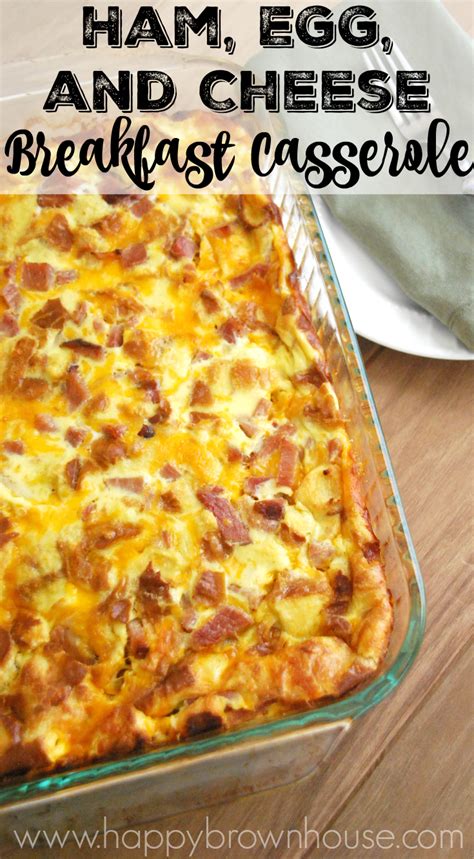 Delicious, Keto Breakfast Bake with Ham, Eggs and Cheese Recipe ...