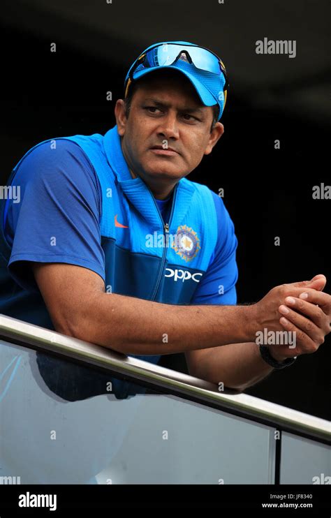 India head coach Anil Kumble Stock Photo - Alamy