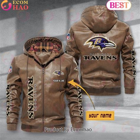 Baltimore Ravens NFL Leather Jacket 2023 - Ecomhao Store