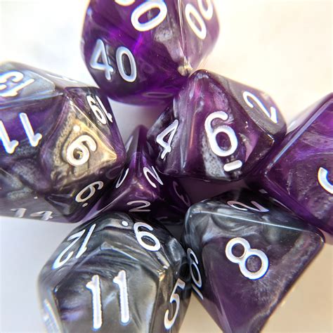 Dark Crystal DnD Dice Set Polyhedral dice D&D dice Dungeons | Etsy