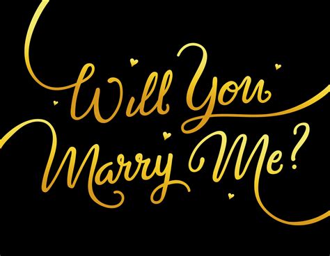 Will You Marry Me Vector Art, Icons, and Graphics for Free Download