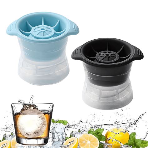 Ice Molds, Stackable Ice Molds, Whiskey Ice Ball Molds - Walmart.com