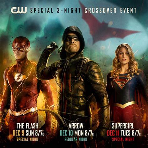 CW's Arrowverse Crossover Dates Set! OH and There's a Poster, Too