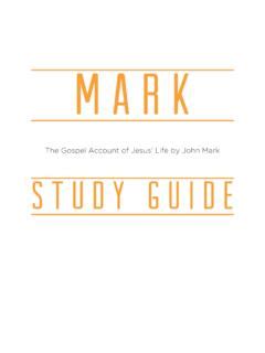 Gospel of Mark - Study Guide / gospel-of-mark-study-guide.pdf / PDF4PRO