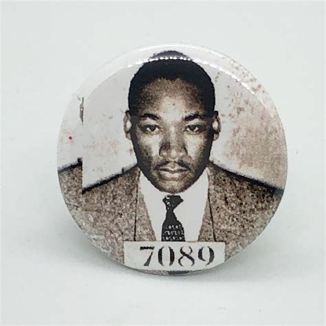 Dr. Martin Luther King Jr. Mugshot 1 1/4 Inch Pin or Magnet - Etsy