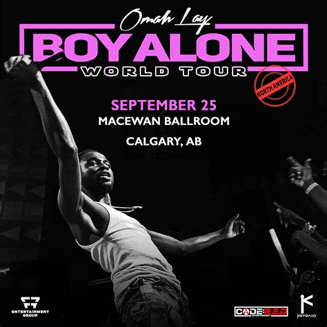 Tickets for Omah Lay: Boy Alone World Tour in Calgary from ShowClix