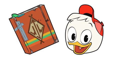 DuckTales Huey Duck and Junior Woodchuck Guidebook cursor – Custom Cursor