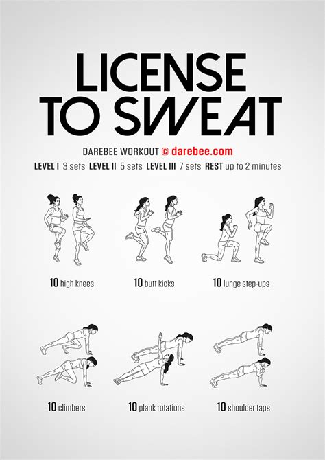 License To Sweat Workout