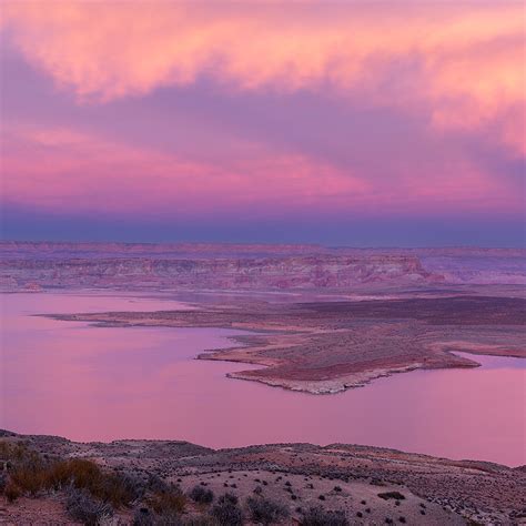 Above Lake Powell | A blazing winter sunset enjoyed from the… | Flickr