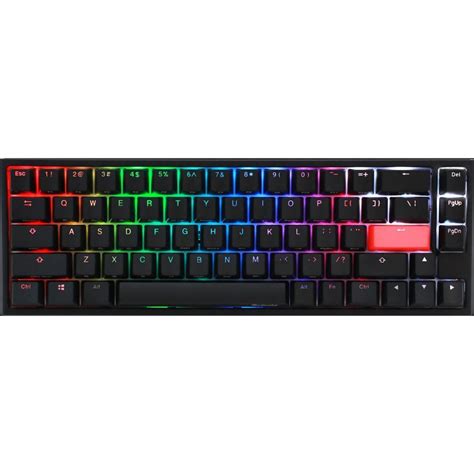 Ducky One 2- SF (Blue Cherry MX) Black RGB Mechanical Gaming Keyboard ...