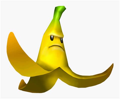 Banana Png Donkey Kong - Mario Kart Giant Banana, Transparent Png - kindpng