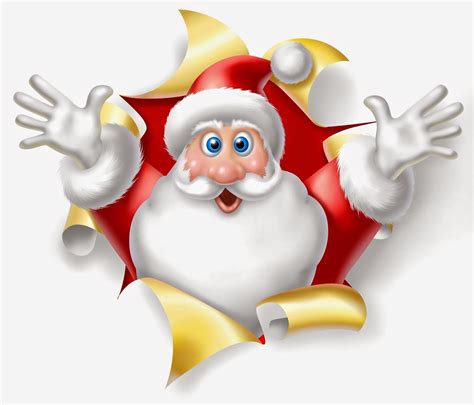 Funny Santa Cartoon Wallpaper Free