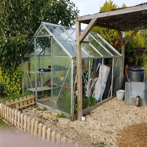 FREE Greenhouse with 2 Metal Shelving Units | in Blandford Forum ...