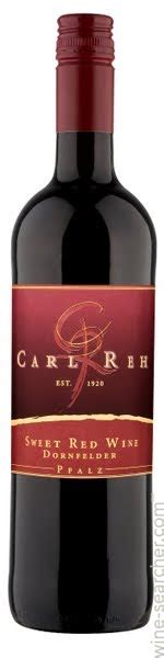 NV Carl Reh Sweet Red Wine Dornfelder, Pfalz, Germany (750ml) - Woods Wholesale Wine