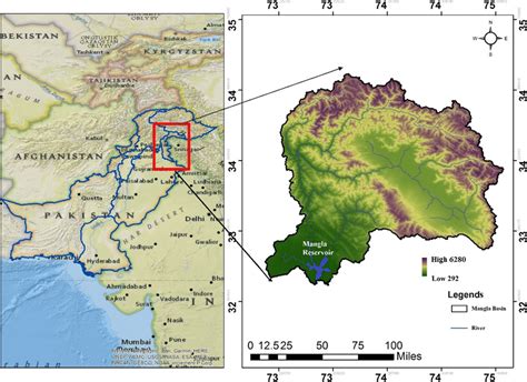 Mangla watershed and reservoir | Download Scientific Diagram