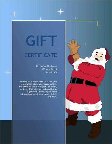 Free Golf Gift Certificate Template Ms Word - Resume Example Gallery