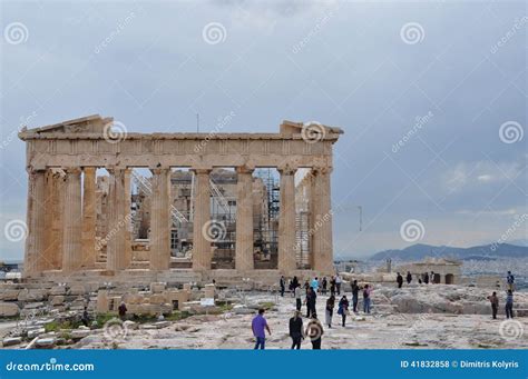 Parthenon Under Restoration Editorial Stock Photo - Image of antiquity ...