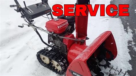 How To Service Honda Snowblower. Service Positions/Points To Check ...