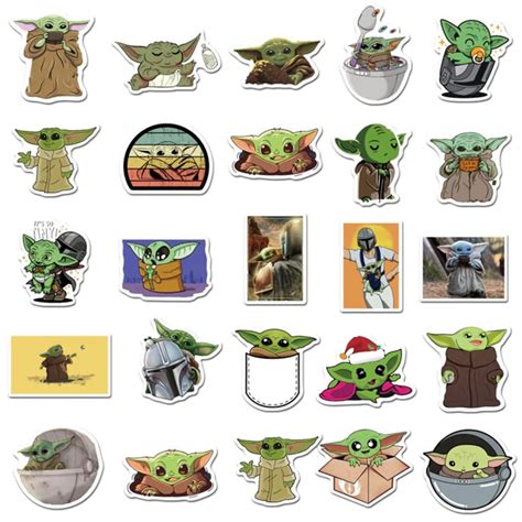 Pack Baby Yoda Stickers Baby Yoda Car Decal Sticker Vinyl Car Decal | The Best Porn Website