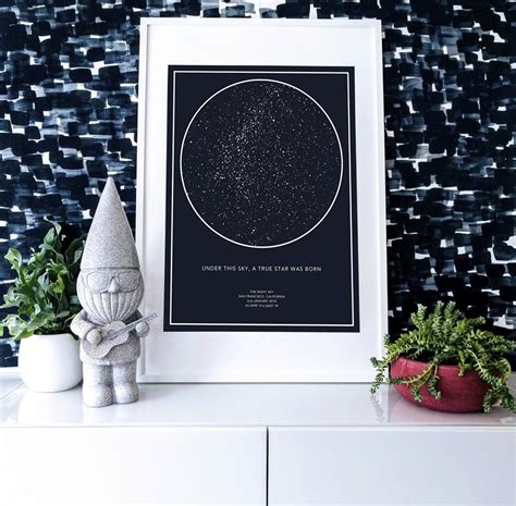 Get A Star Map Print From A Special Night You Want To Remember