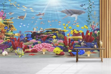 Coral Reef Wallpaper Wall Mural