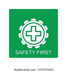 Safety First Icon Vector Design Template Stock Vector (Royalty Free) 2175751413 | Shutterstock