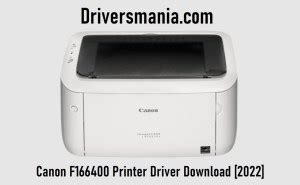 Canon F166400 Printer Driver Download [2022]