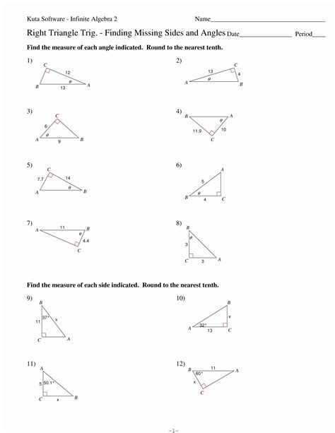 Soh Cah Toa Worksheet – Englishworksheet.my.id