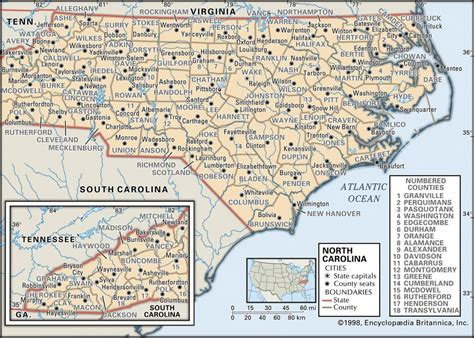 State And County Maps Of North Carolina - Printable Map Of North Carolina Cities | Printable Maps