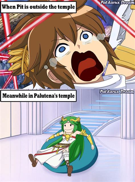 Palutena always keep an eye for Pit. | Kid Icarus | Kid icarus, Super smash bros memes, Smash ...