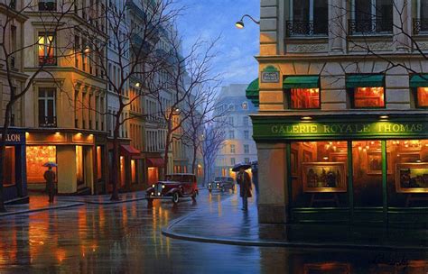 Beautiful Night Cityscapes Paintings – Fubiz Media