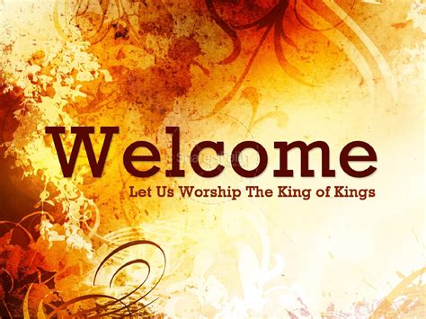 Welcome To Worship Sermon Presentation