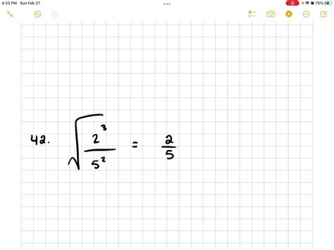 SOLVED:Change each radical to simplest radical form. √((8)/(25))