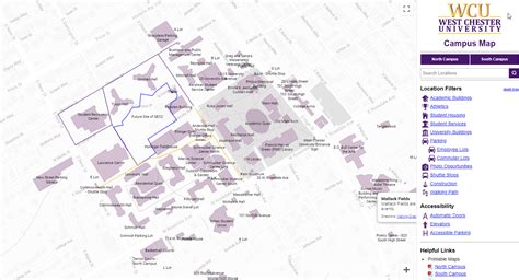 West Chester Campus Map - Florida State Fairgrounds Map