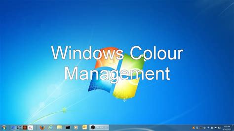 Windows Color Management - YouTube