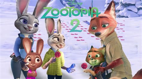 Zootopia 2 movie clip. The family of Nick and Judy with their three ...