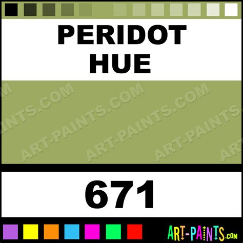 Peridot Folk Art Acrylic Paints - 671 - Peridot Paint, Peridot Color, Plaid Folk Art Paint ...