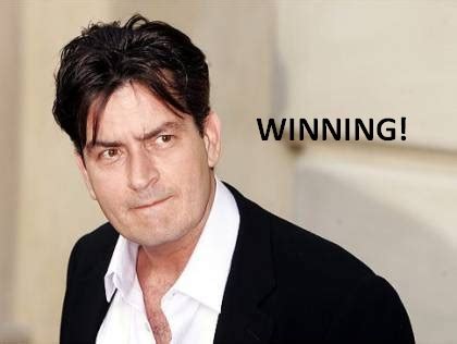 msijwylebott: charlie sheen winning wallpaper