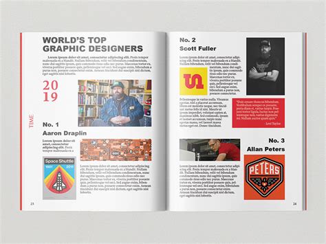 Time Magazine Page Spread by Levi Taylor on Dribbble