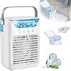 Amazon.com: Personal Air Cooler Portable Air Conditioner, 3 Speed Adjustable Air Cooling Fan ...