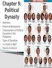 Political-Dynasty.pptx - Chapter 9: Political Dynasty ...